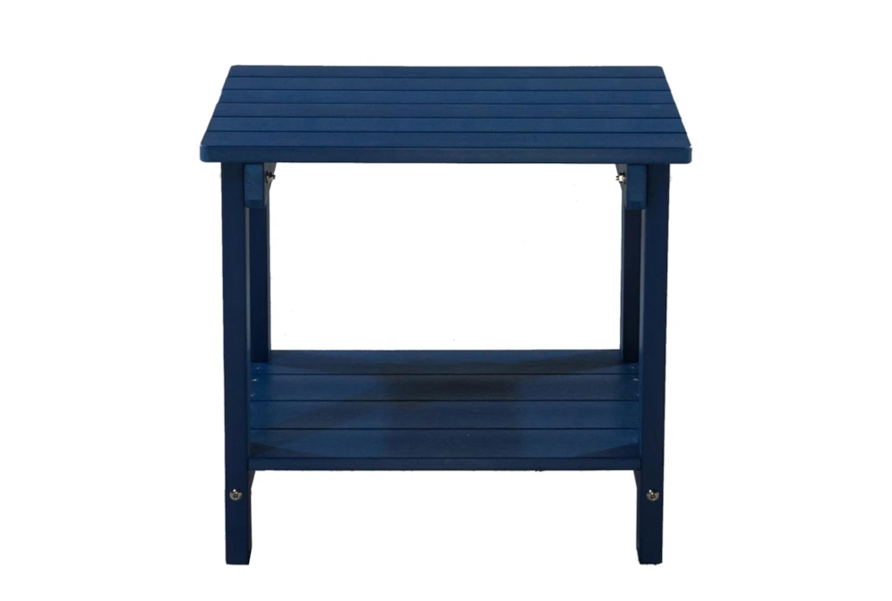 Blue Outdoor Adirondack End Table