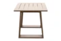 Tulum Taupe Outdoor End Table - Front