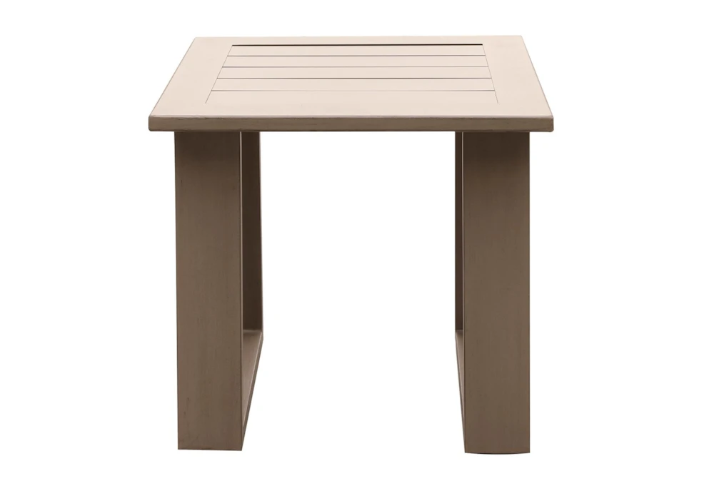 Tulum Taupe Outdoor End Table