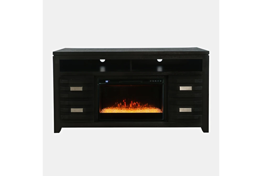 Raffetto 60" Fireplace Contemporary Tv Stand