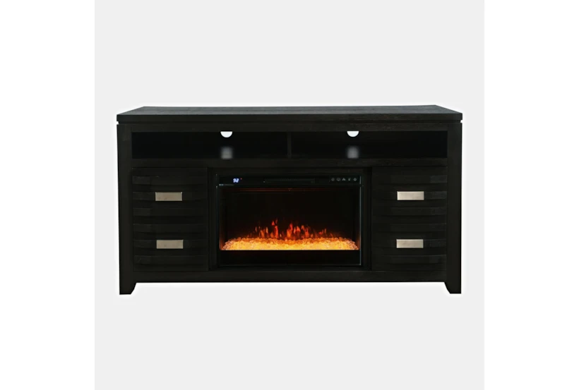 Raffetto 60" Fireplace Contemporary Tv Stand - 360