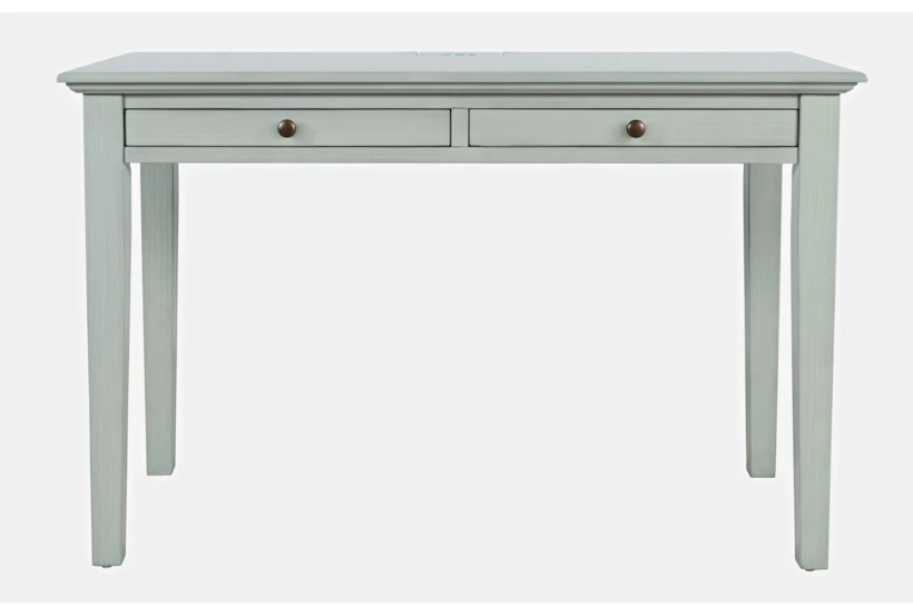 48" Craftsman Grey Power Desk With 2 Drawers - 360