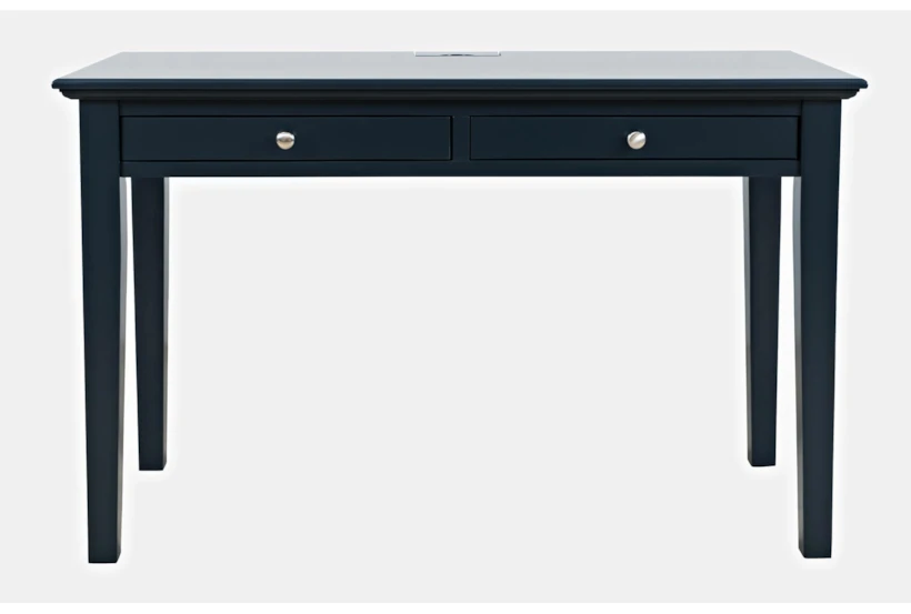 48" Craftsman Navy Power Desk With 2 Drawers - 360