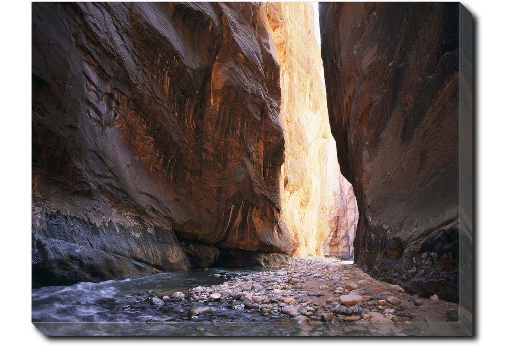 40X30 Slot Canyon With Gallery Wrap Canvas