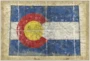 56X38 Colorado Map With Birch Frame - Signature