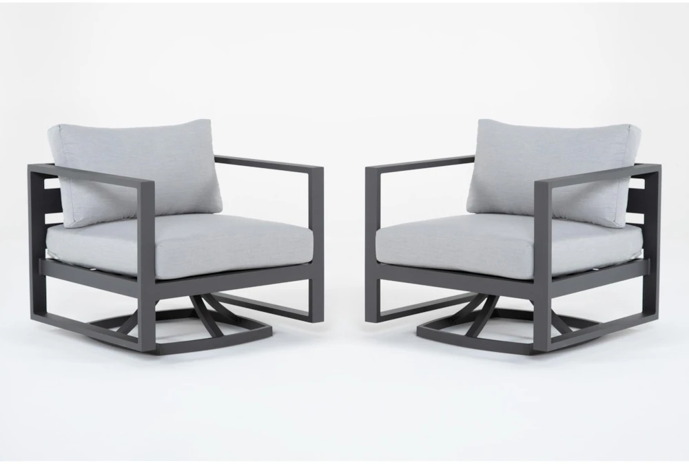 Ravelo Outdoor Swivel Lounge Chair Set Of 2