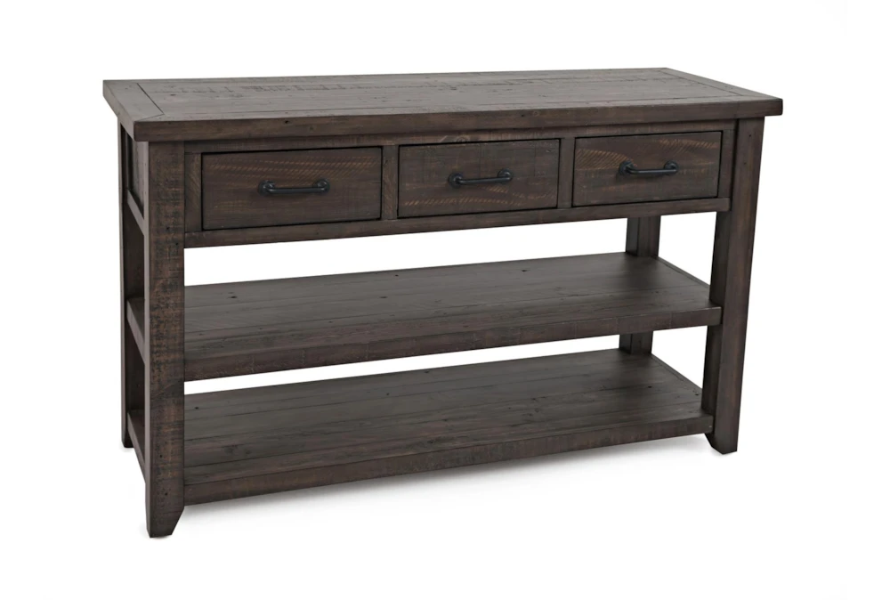 Madi Brown Console Table