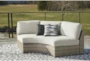 Calworth Outdoor Curved Loveseat - Room