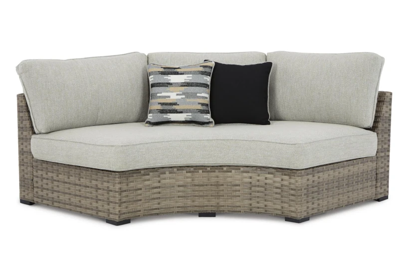 Calworth Outdoor Curved Loveseat - 360