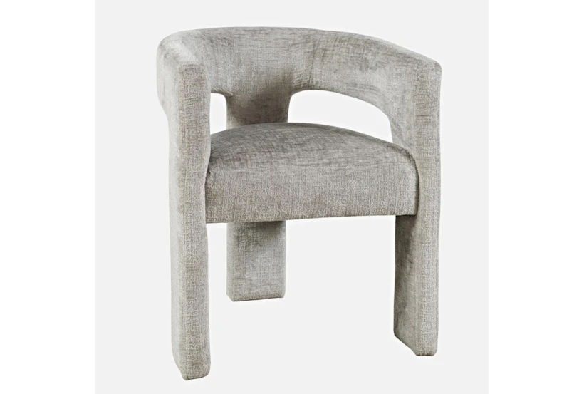 Gwen Grey Dining Chair With Back - 360