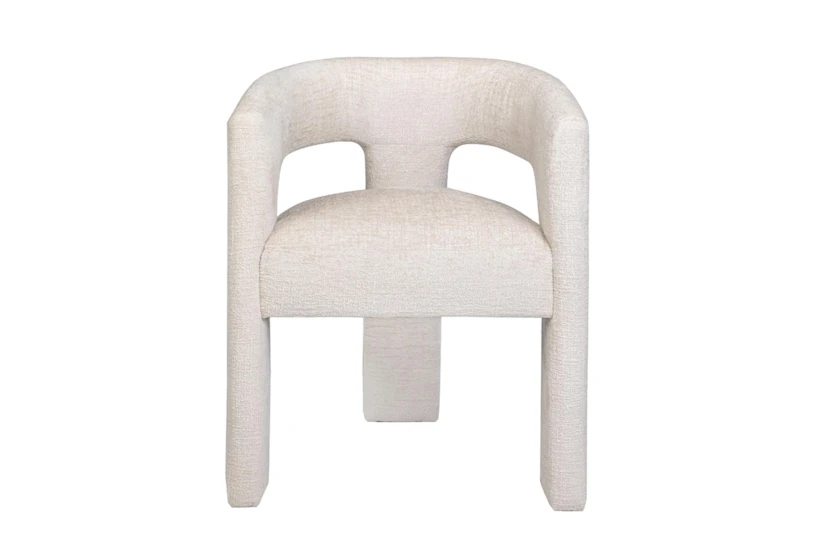 Gwen Natural Dining Chair With Back - 360