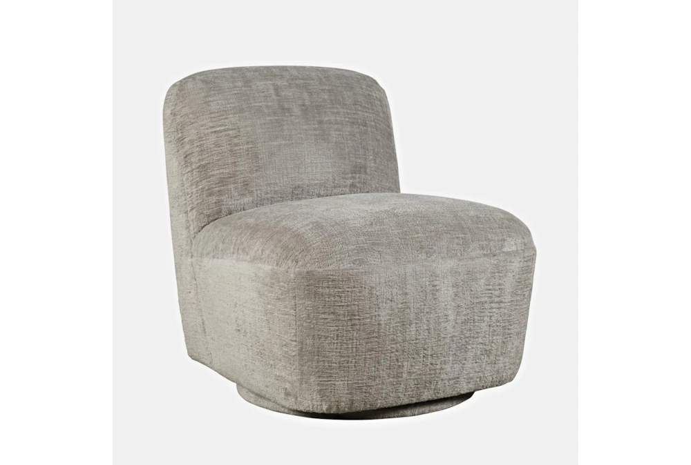Mod Grey Swivel Accent Chair