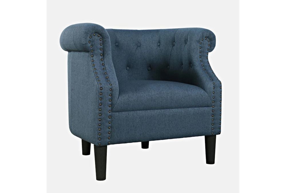 Elsi Blue Accent Arm Chair