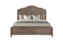 Madeleine King Wood Panel Bed - Front