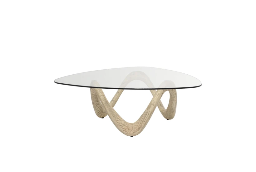 Triangle Glass Top Coffee Table - 360