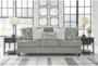 Davinca Charcoal Sofa - Room