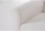 Amora Ivory 4 Piece Sofa, Loveseat, Chair & Ottoman Set - Detail