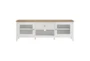 Osten 67" White Traditional Tv Stand - Front
