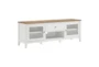 Osten 67" White Traditional Tv Stand - Signature