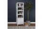 Osten White Traditional Bookcase Pier With Drawers - Room