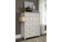 Coltyn White 5-Drawer Chest - Room
