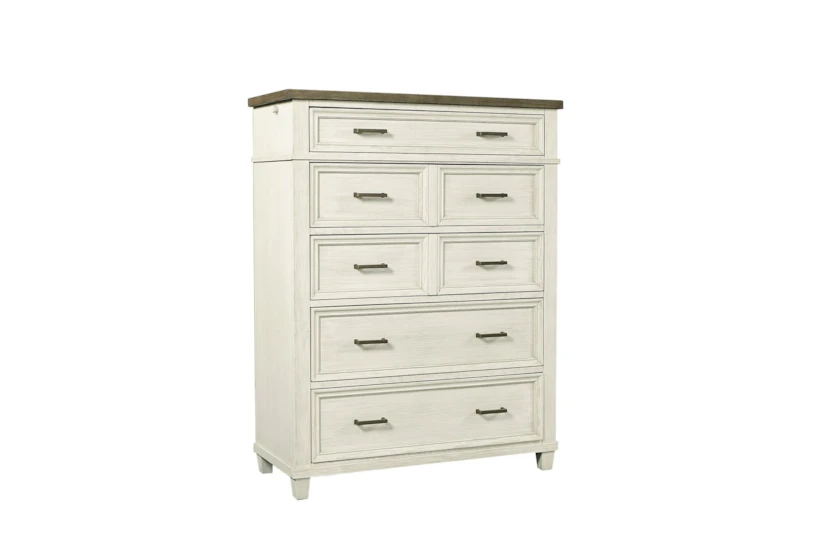 Coltyn White 5-Drawer Chest - 360