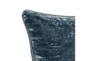 24X24 Blue Luxury Velvet Square Throw Pillow - Detail