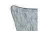22X22 Blue Woven Texture Square Throw Pillow - Detail