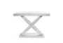 47" Glam Silver Glass Console Table - Material