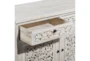 Traditional White Wood Cabinet - Detail