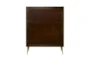 45" Contemporary Brown Wood Cabinet - Back