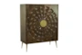 45" Contemporary Brown Wood Cabinet - Signature