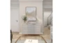32" Contemporary White Wood Cabinet - Room