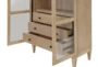 Dara Arched Display Cabinet Bookcase With Glass Doors - Detail