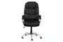 Sealy Black Faux Leather Rolling Office Desk Chair - Signature