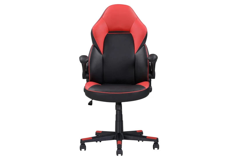 Sealy Black & Red Rolling Office Gaming Desk Chair - 360