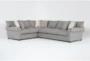 Britton Down 136" 2 Piece Sectional With Right Arm Facing Sofa - Signature