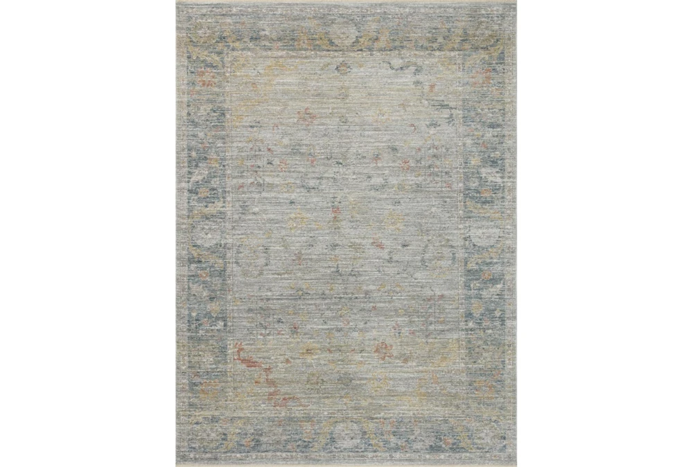 5'3"x5'3" Round Rug-Magnolia Home Millie Slate/Multi by Joanna Gaines
