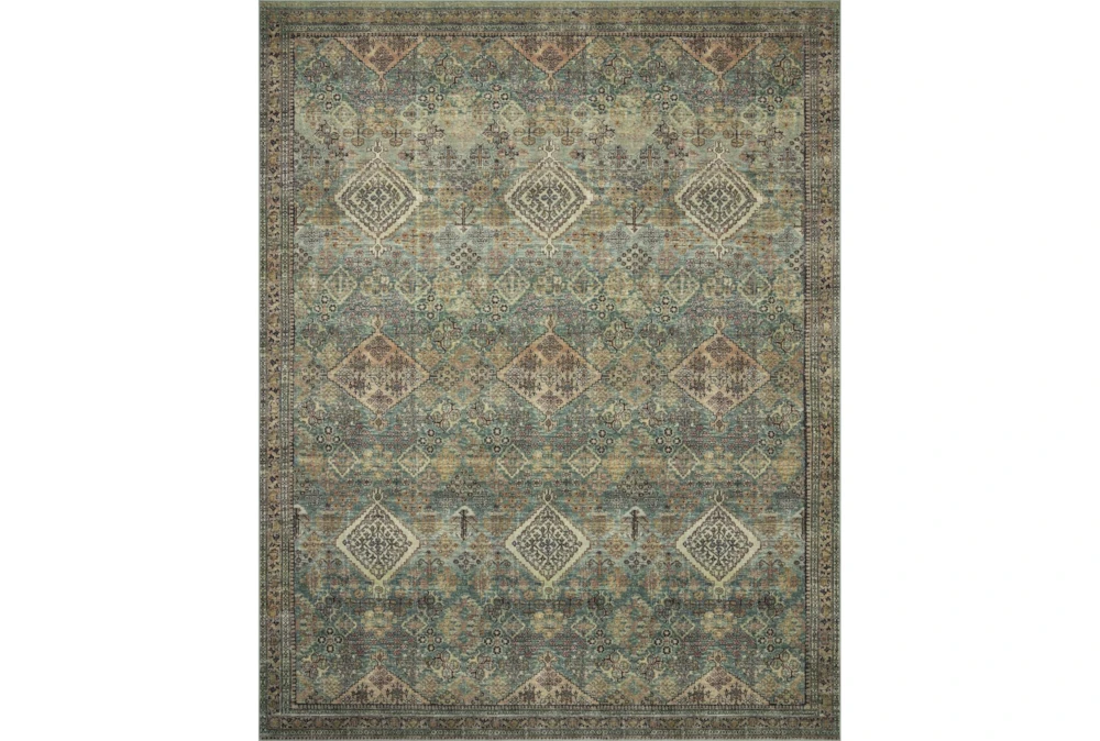 2'3"x3'9" Rug-Magnolia Home Sinclair Turquoise/Multi by Joanna Gaines