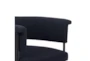 Taylor Black Performance Linen Dining Chair - Arm