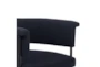 Taylor Black Performance Linen Dining Chair - Detail