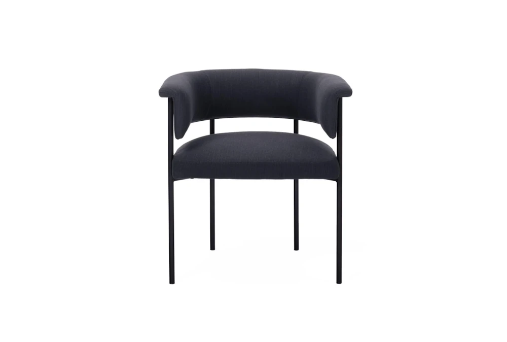 Taylor Black Performance Linen Dining Chair