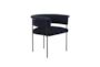 Taylor Black Performance Linen Dining Chair - Signature