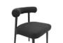 Spara Black Boucle Side Chair - Detail