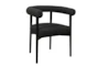 Spara Black Boucle Side Chair - Signature
