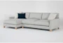 Japandi 2 Piece Sectional With Left Arm Facing Chaise - Signature