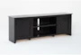 Mead 80" Black Tv Stand - Side