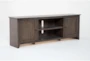 Mead Brown 80" Modern TV Stand - Side