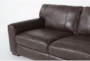 Benjamin 100% Top Grain Italian Leather 2 Piece Sofa & Loveseat Set - Detail