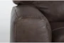Benjamin 100% Top Grain Italian Leather 2 Piece Sofa & Loveseat Set - Detail